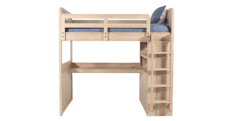 Ridgemont Twin Loft Bed in Sand image number 0