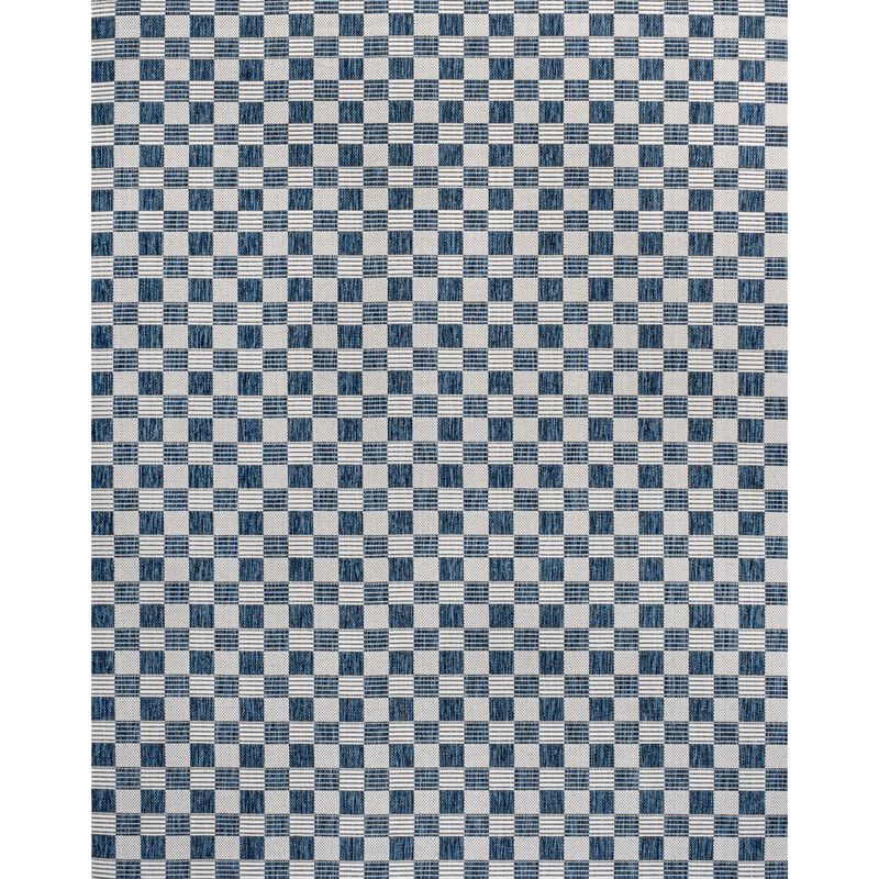 Aimee Traditional Cottage Checkerboard Indoor/Outdoor Area Rug