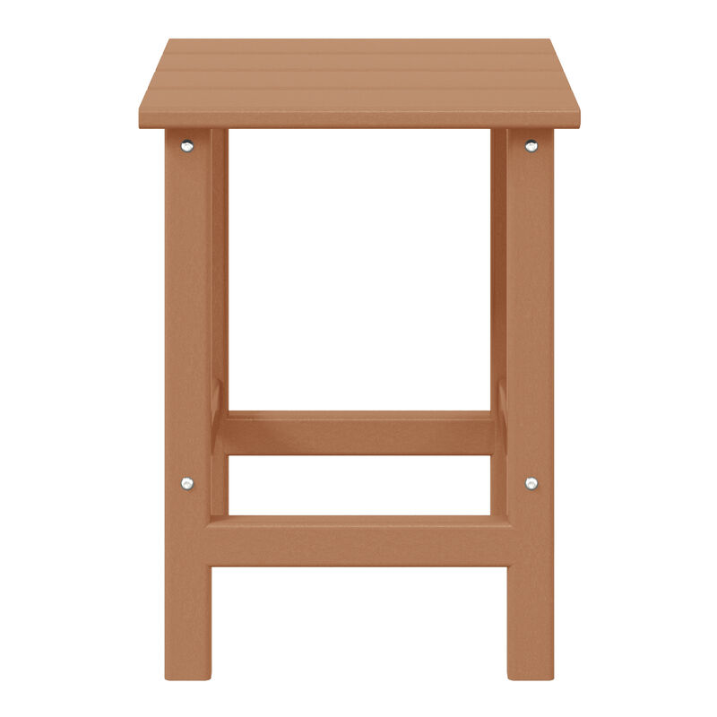WestinTrends 14" square outdoor Side table for Adirondack chair