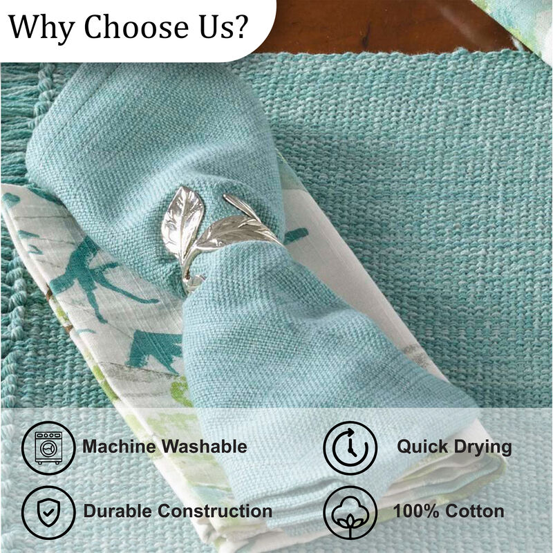 Park Designs Blue Casual Classics Napkin Set of 4 image number 4