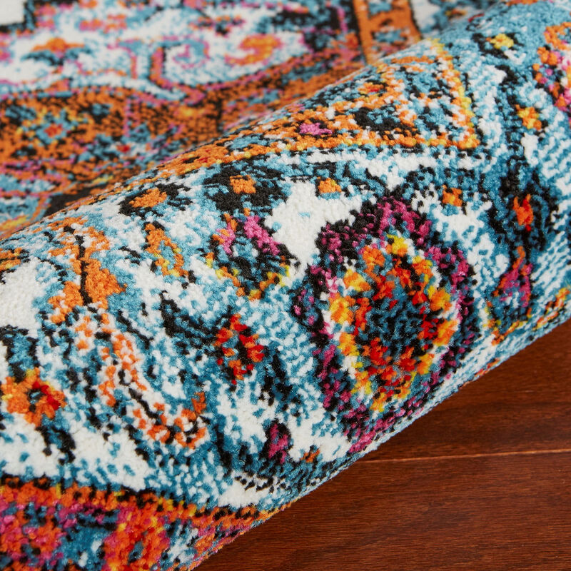 HomeRoots Medallion Runner Rug image number 3