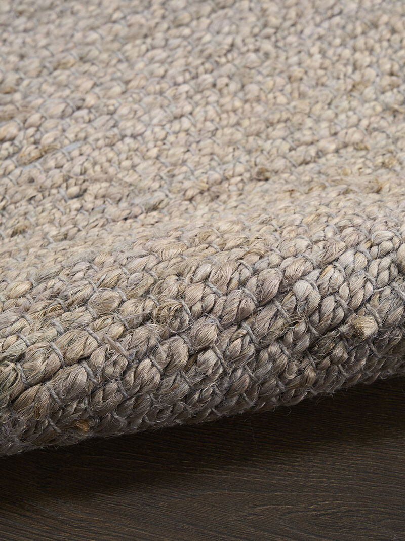 Natural Jute NJT01 Gray 4' x 6' Rug