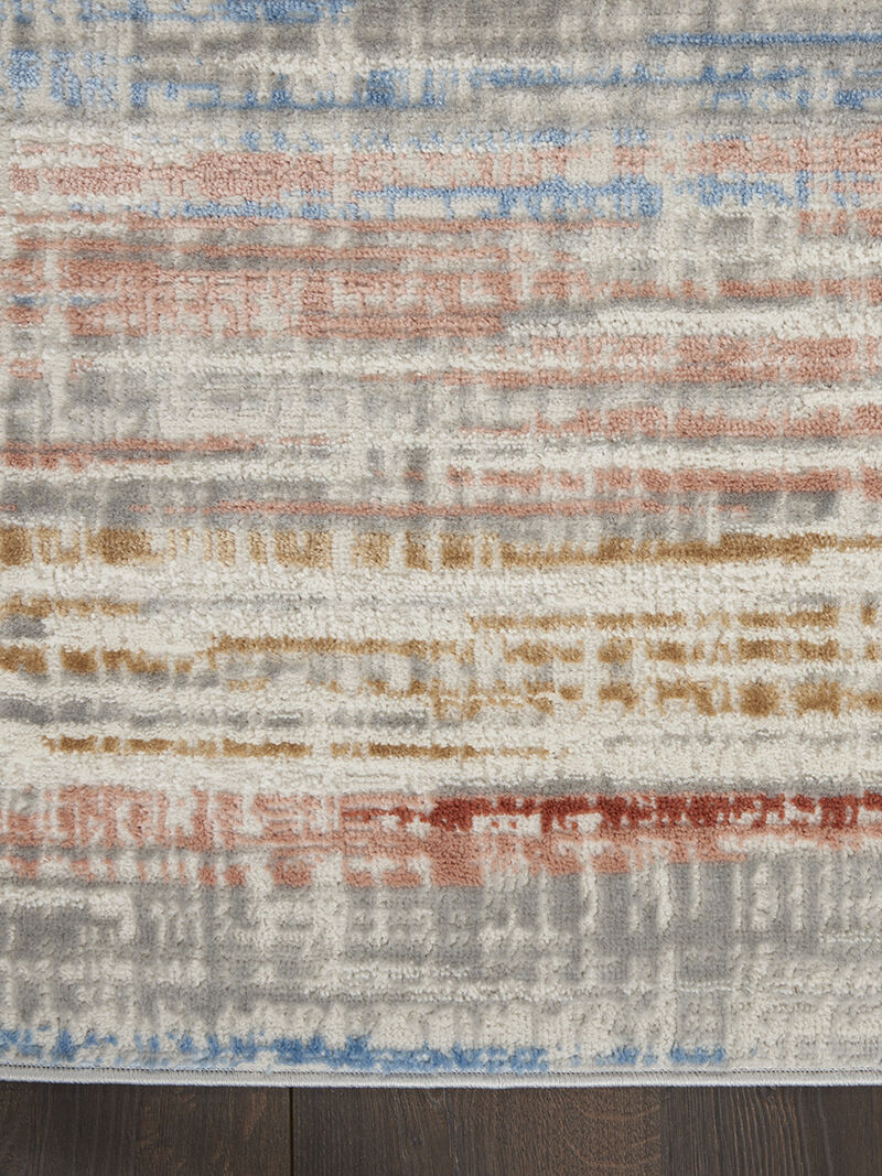 Elation ETN01 Ivory/Multicolor 4' x 6' Rug