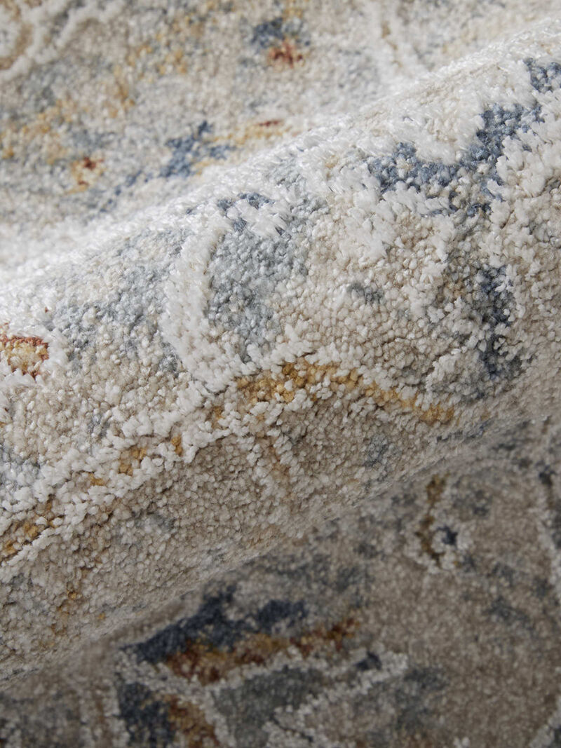 Pasha 39M6F 7'10" x 10'3" Ivory/Blue/Tan Rug