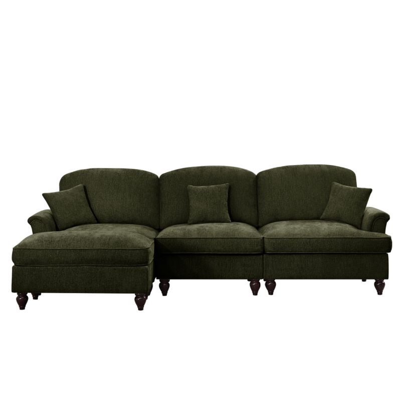 Kaxnir Mid-Century Modern L-Shaped Sectional image number 0