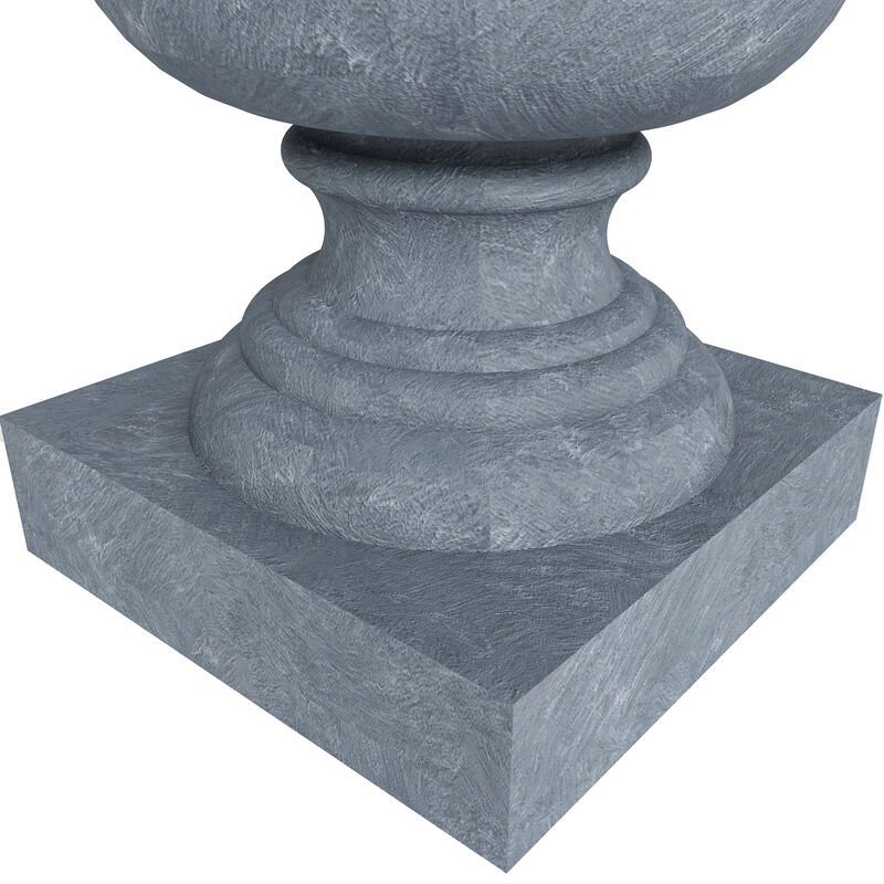 LeisureMod Daisy Series Fiberstone and MgO Clay Planter