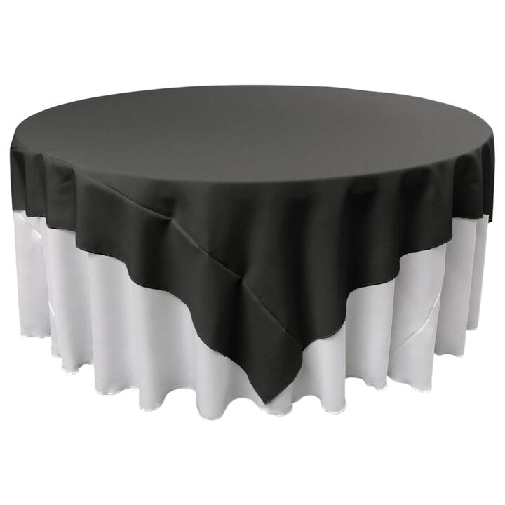 72-Inch Square Table Cover in Polyester Poplin for Kitchen or Parties
