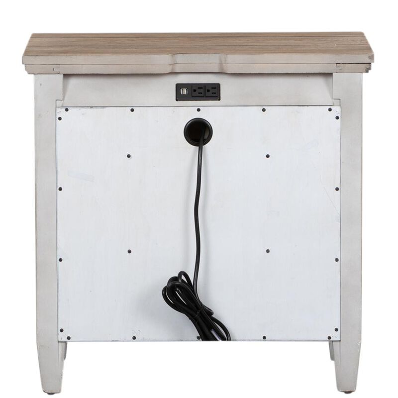 Liberty Furniture 1 Drawer Night Stand w/ Charging Station image number 5