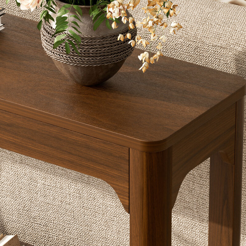 Nulvud wood console table image number 6