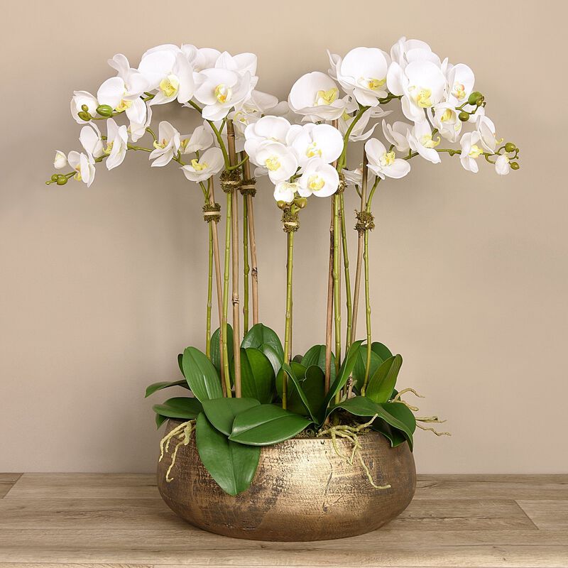 Faux Orchid Centerpiece -Orchid Arrangement- 28&rdquo;