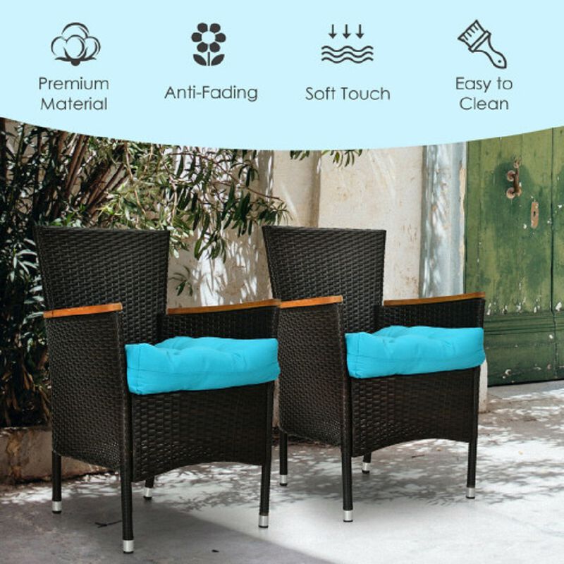 Patio Chair Seat Cushion Pads for Indoor and Outdoor, Comfortable Seating
