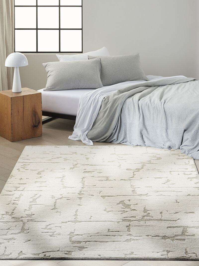 CK009 Sculptural SCL01 Ivory 5'3" x 7'3" Rug