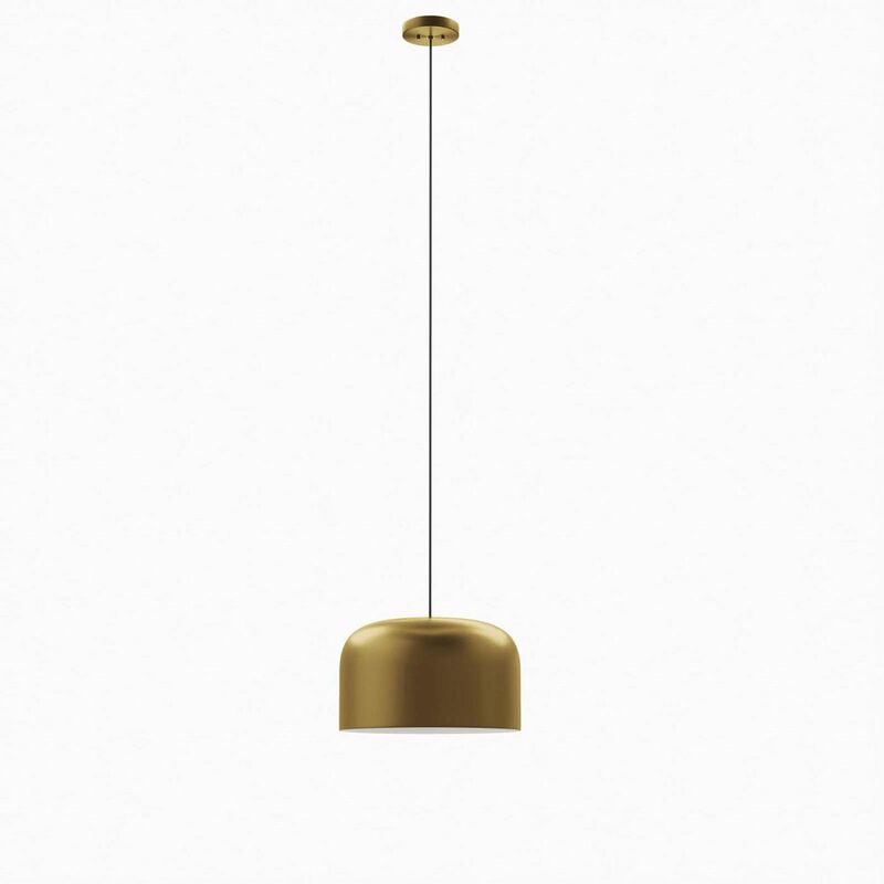 Modway Avenue 1-Light Pendant Light in Satin Brass, Brown, 17 x 17 x 80.5 image number 0
