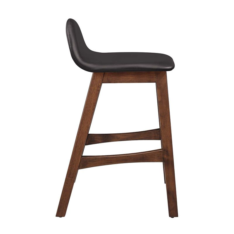 Modway EEI-6556-BRN Juno Wood Counter Stool - Set of 2, Brown image number 3