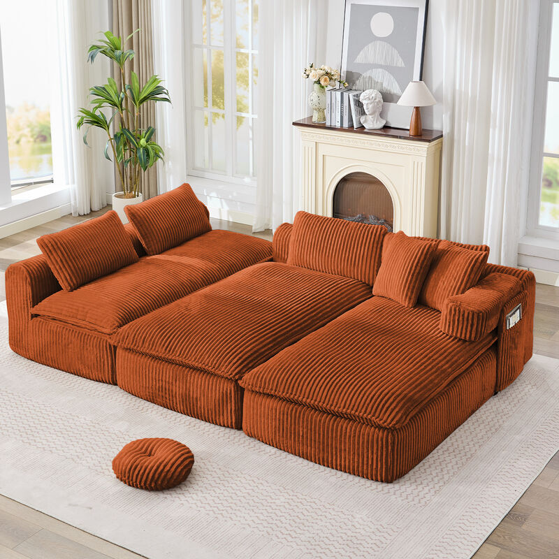 Britan 149" Oversized Sectional Couches U Shaped Couch image number 9