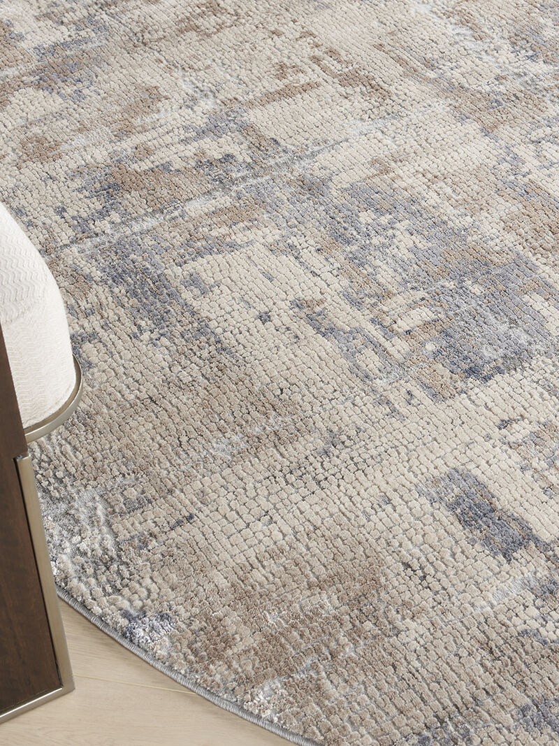 Rustic Textures RUS06 Beige/Gray 7'10" x 10'6" Rug