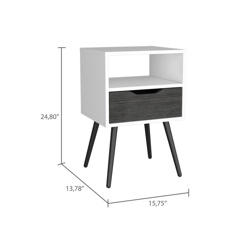 Streamdale Haverson 1-Drawer 1-Shelf Nightstand image number 3