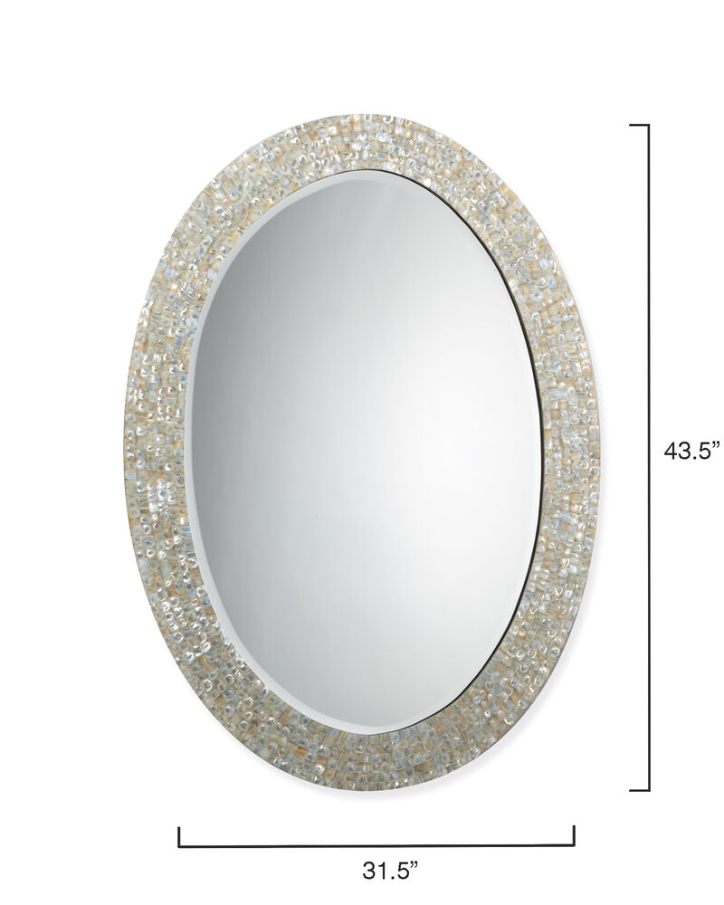 Large Oval Mirror