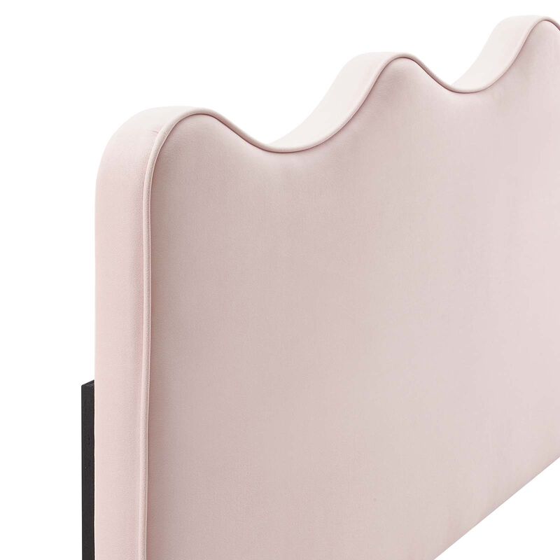 Athena Performance Velvet Twin Headboard image number 2