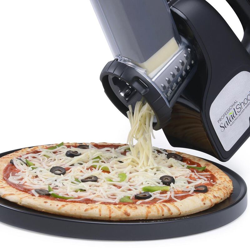 Overseas Connectios IncPresto Professional SaladShooter Electric Slicer/Shredder- 02970, Black