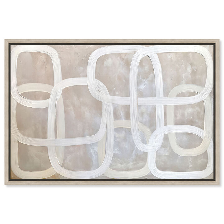 Intertwined Orbs Abstract Canvas Print by Art Remedy