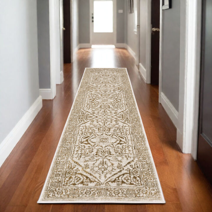 HomeRoots Oriental Runner Rug