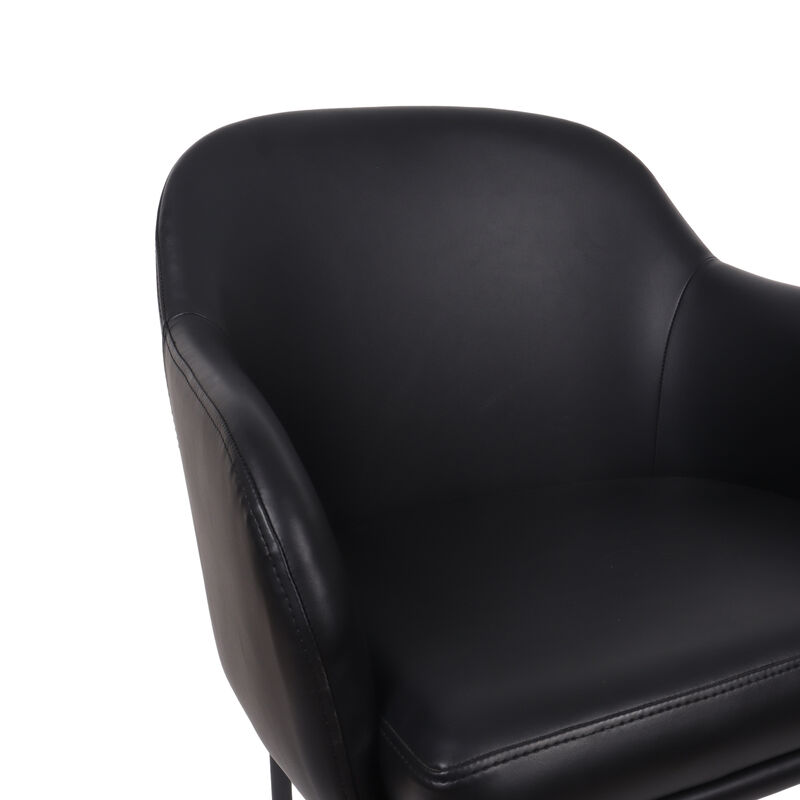 Loft Black Armchair (Set of 2) image number 5