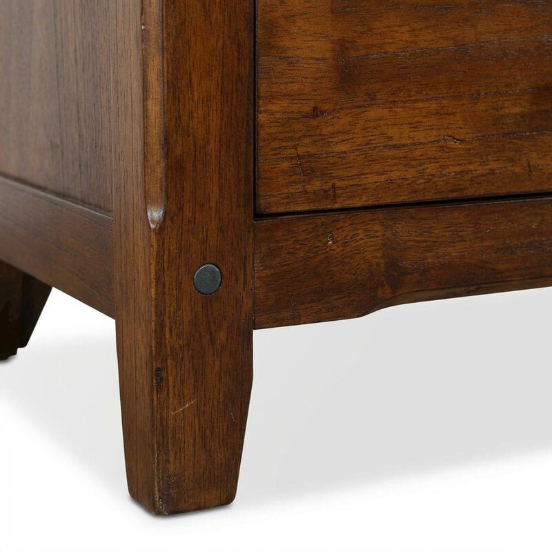 Starlight Canyon Home Nightstand with Style and Mindi Wood for Bedroom Storage image number 5