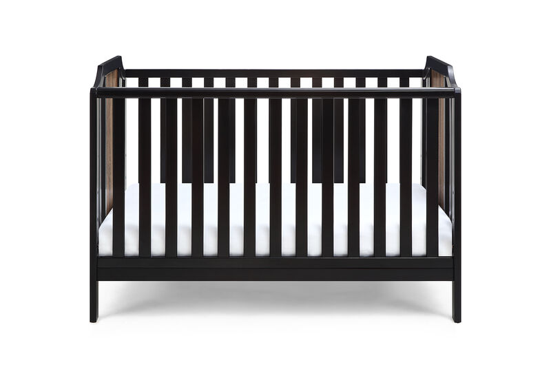 Suite Bebe Brees 3-in-1 Convertible Island Crib Black/Brownstone