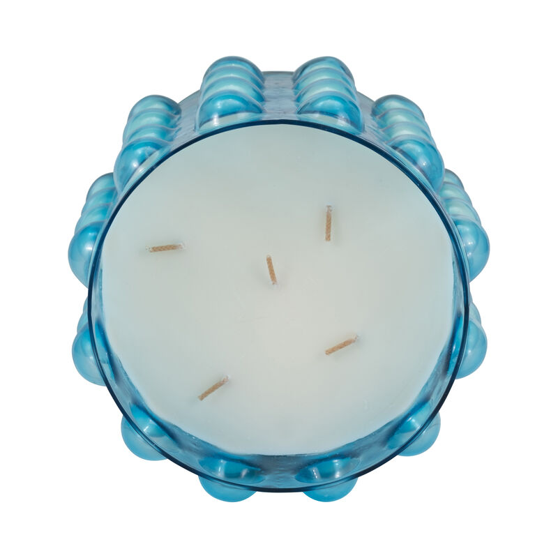 Glass, 9" 102 Oz Bubble Candle image number 5