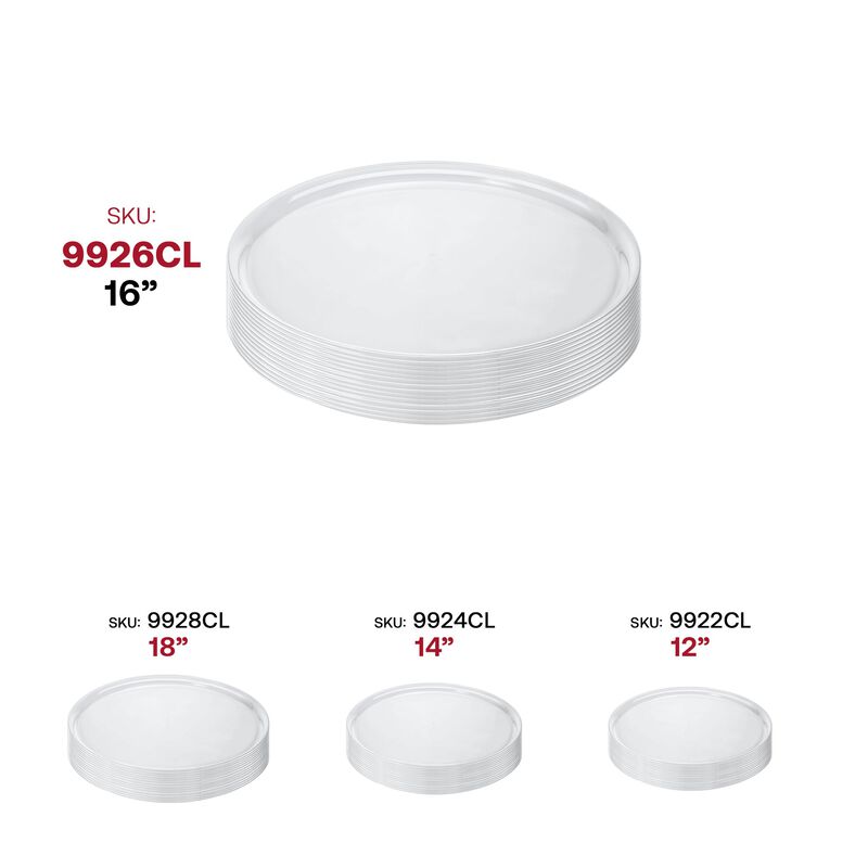 Round Plastic Trays (25 Trays) image number 5