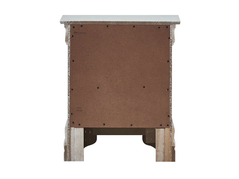 Verona 2-Drawer Nightstand (24 in. H x 16 in. W x 21 in. D)