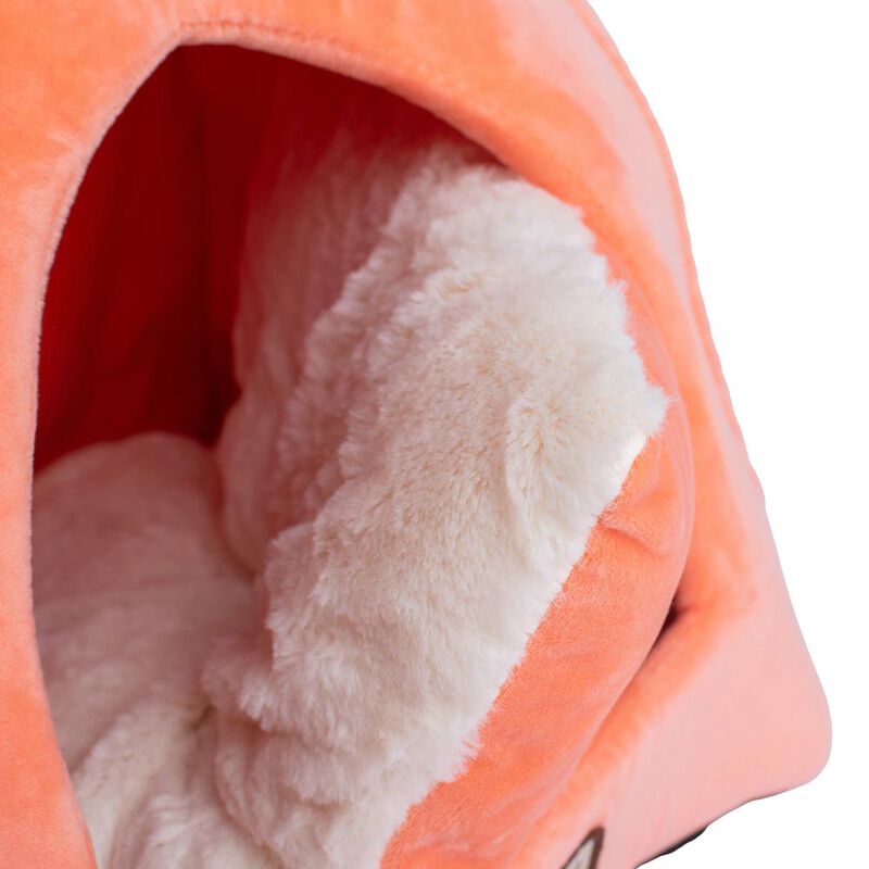 Armarkat Cat Bed Orange And Ivory