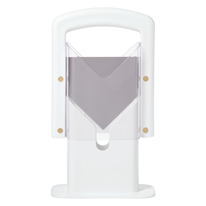 9.25 in Original Universal Bagel Guillotine Slicer, White