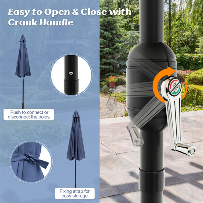 10 ft wind resistant patio umbrella Wind Resistant Patio Umbrella
