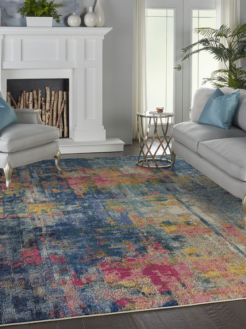 Celestial CES09 Blue/Yellow 9' x 12' Rug