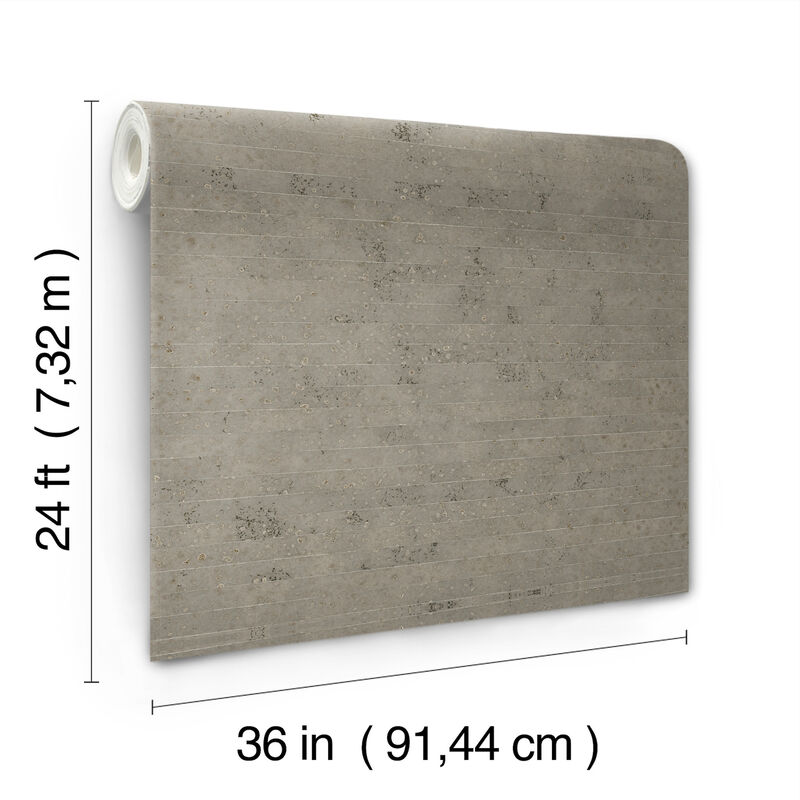 Handcrafted Paper Taupe Wallpaper image number 3
