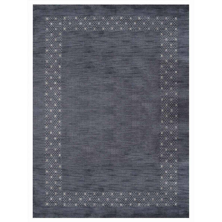RUGSOTIC CARPETS HAND KNOTTED LOOM WOOL ECO-FRIENDLY AREA RUGS  - Rectangle, Contemporary Modern Design, High Pile Thick Handmade Anti Skid Rugs for Living Room (L00529)