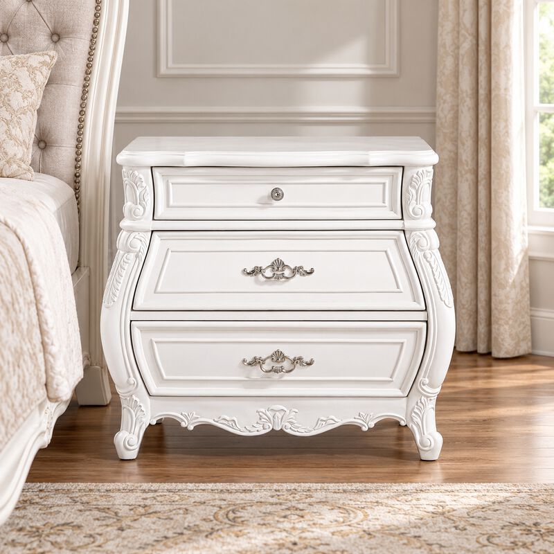 Delmavique 3-Drawer Nightstand image number 1