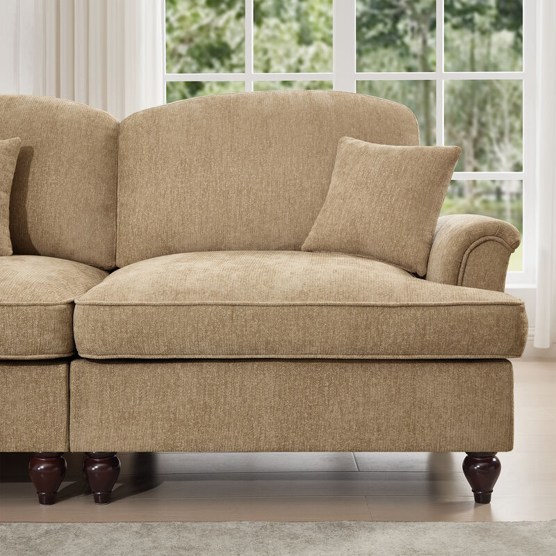 Tugweb U Shape Sectional Sofa image number 6