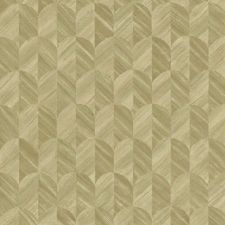 Surfaces Geometric All-over Green Wallpaper SF3205