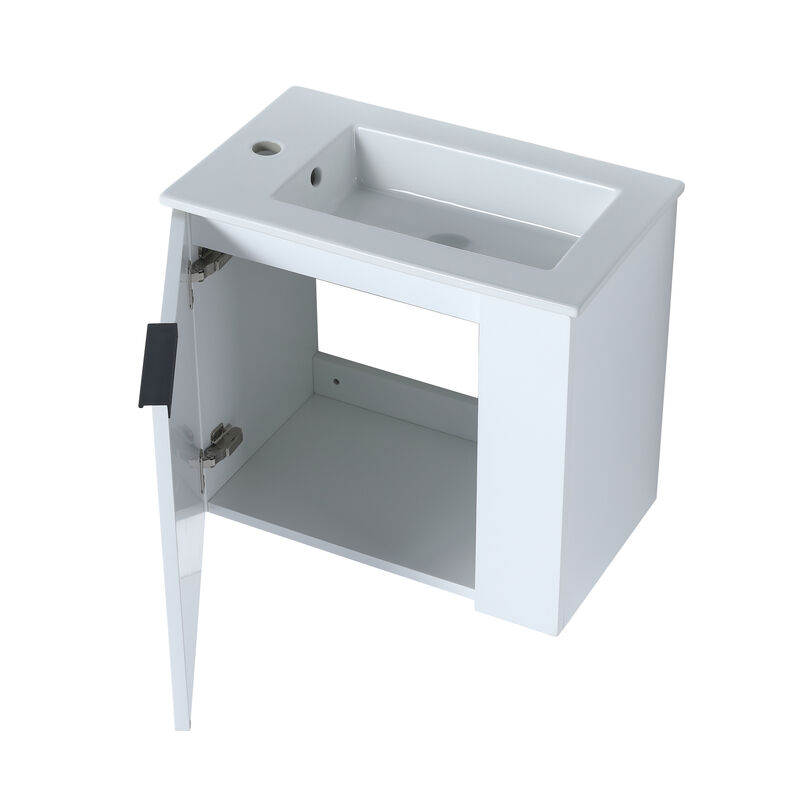 TATEUS Floating Bathroom Vanity with 22 Inch Sink