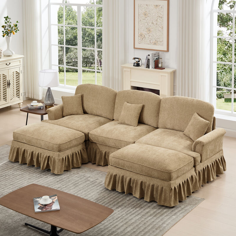 Tugweb U Shape Sectional Sofa image number 3