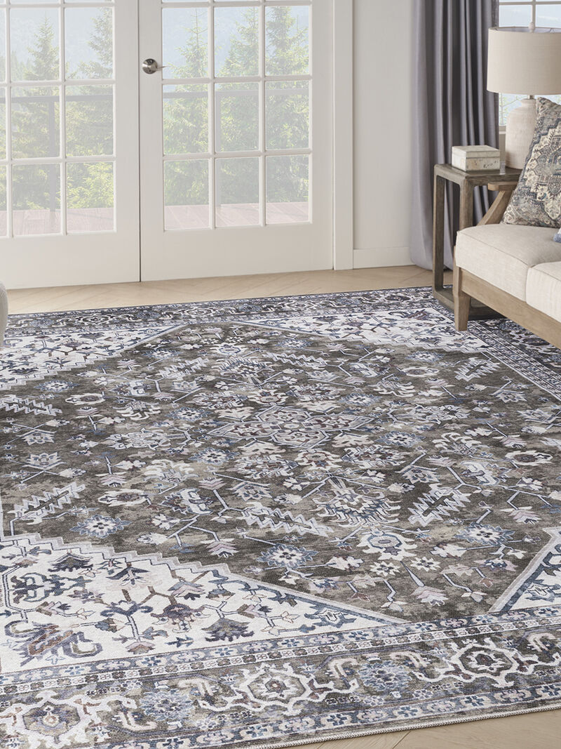 Machine Washable Series 1 SR104 Olive 10' x 14' Rug