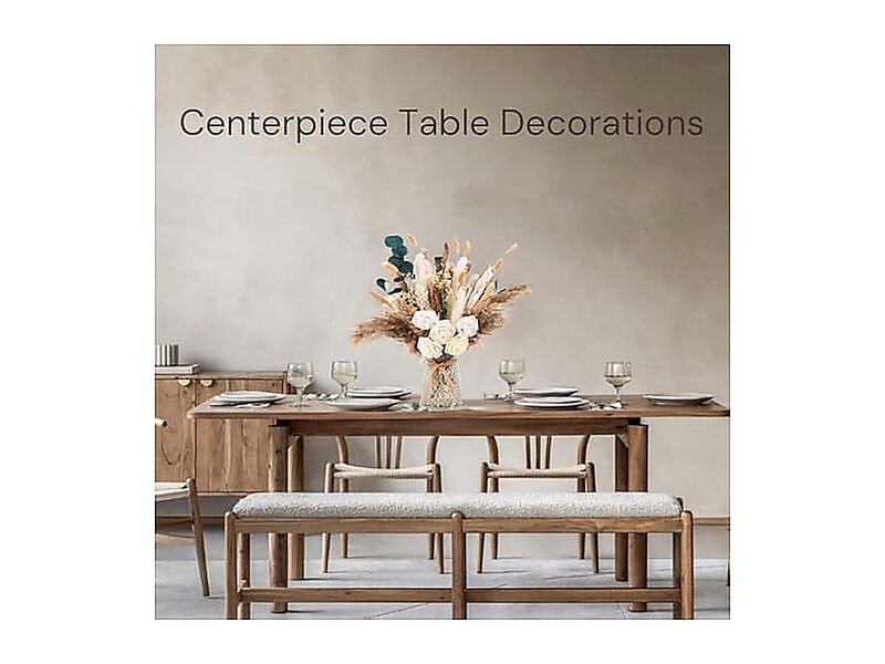 100 Pack Artificial Flowers Arrangement Vase Dining Table Centerpiece Decor Fake image number 3