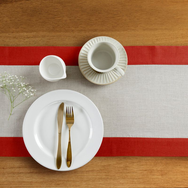 Christmas Linen Table Runner - Contempo, Solino Home