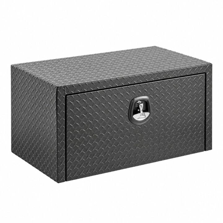 ELEMENT ACE Heavy Duty 36 Inch Underbody Truck Tool Box Waterproof Underbed Storage Organizer Chest with Lock for Secure Work Gear Storage in Pickups and Trailers