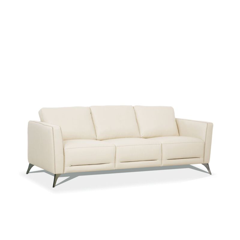 Malaga Sofa, Cream Leather