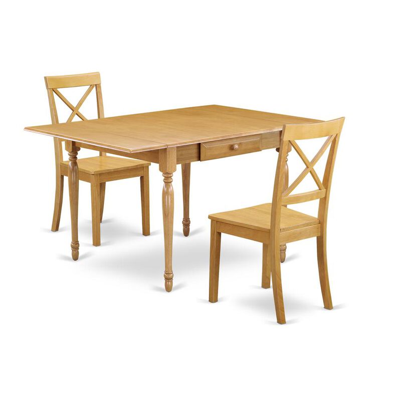 East West Furniture Dining Room Set Oak