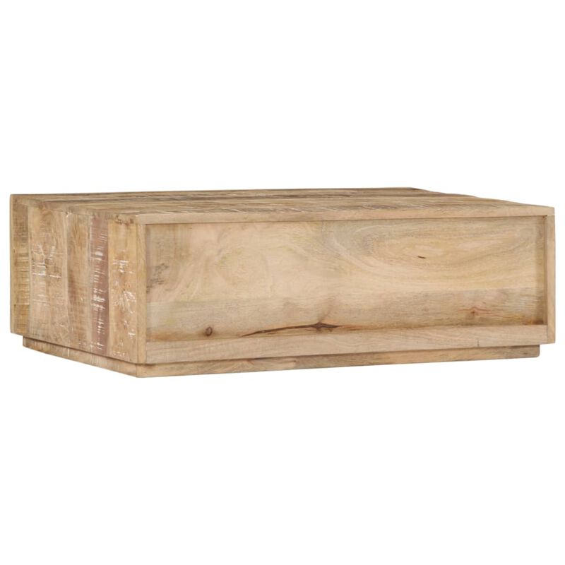 vidaXL Coffee Table 35.4"x23.6"x11.8" Solid Mango Wood